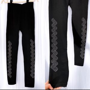 Super Thick Sweater Leggings Fleece Cubic Small